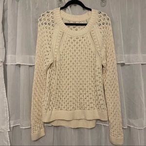 LIKE NEW LOFT Open Knit Sweater